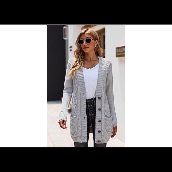 Sweaters - New Cable Knit Cardigan Sz S-Xl